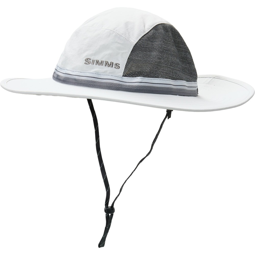 Simms Superlight Solar Sombrero Hat UPF 50 Floating Fishing Boonie Sterling